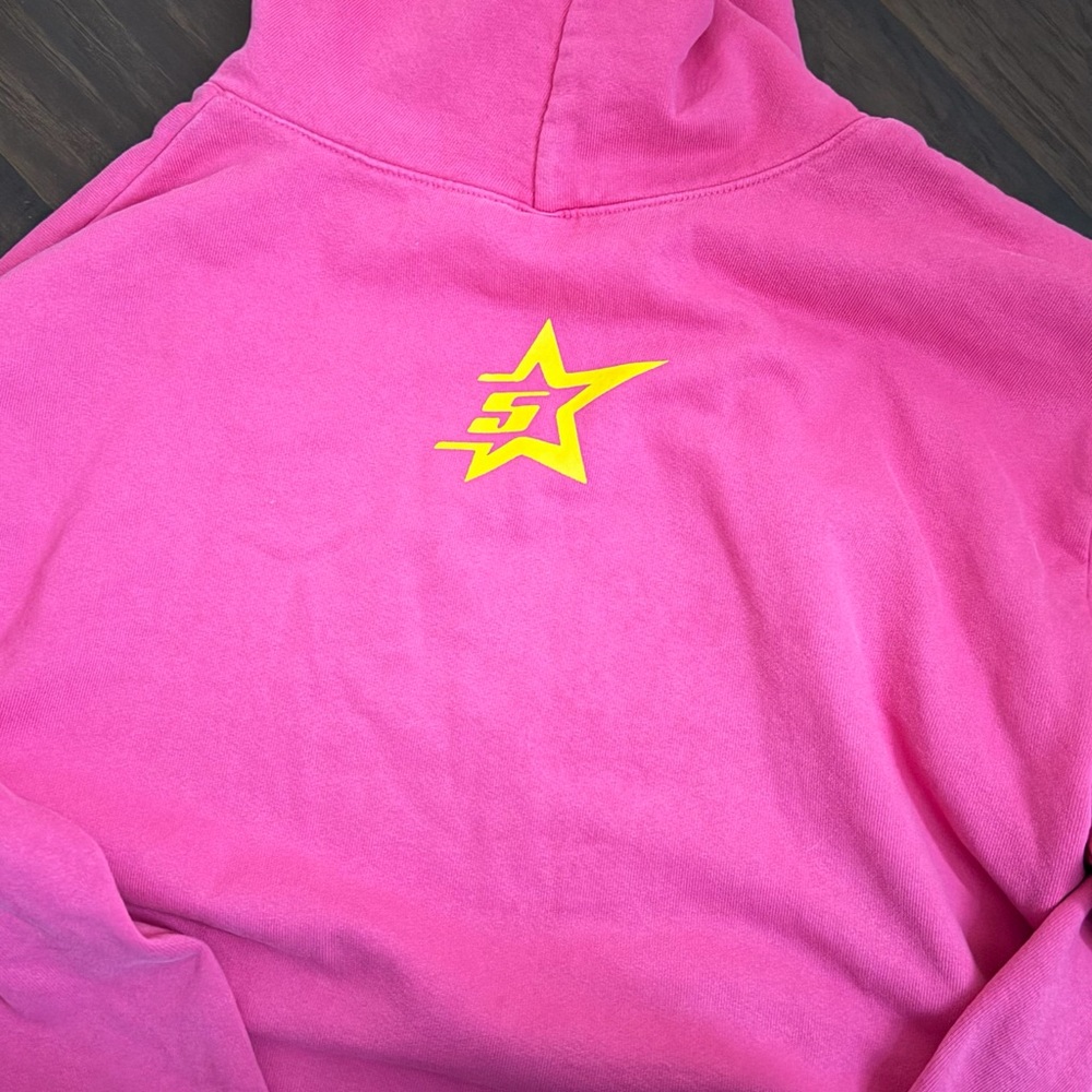 SP5DER pink hoodie ss21 - Picture 4 of 4